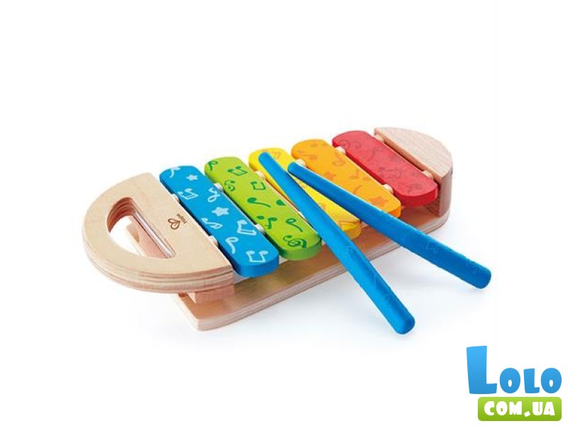 Деревянный ксилофон Радуга, Hape