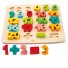 Деревянный пазл-вкладыш Цифры, Hape