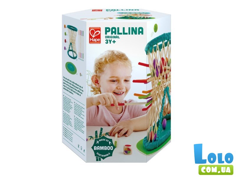 Головоломка из бамбука Pallina с шариками, Hape