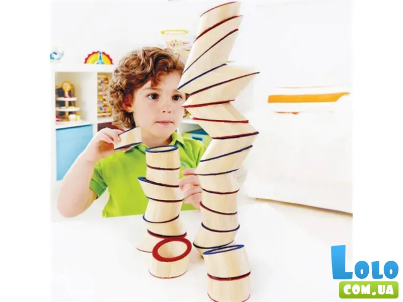 Головоломка из бамбука Totter Tower Башня, Hape