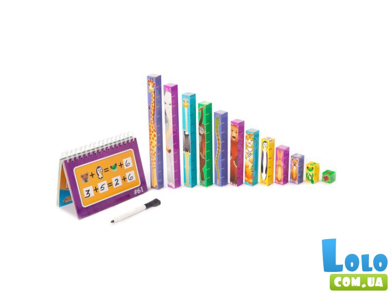 Набор для счета Inchimals Зверята, Fat Brain Toys