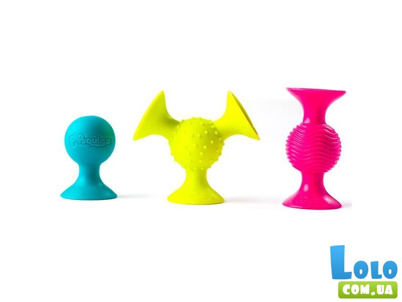 Набор сенсорных погремушек PipSquigz, Fat Brain Toys