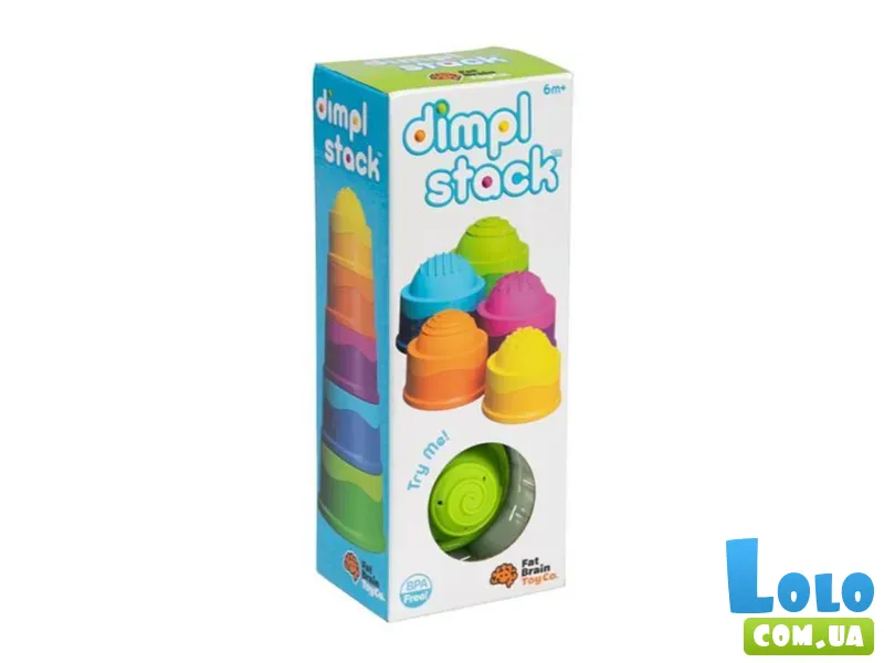 Пирамидка Dimpl stack Чашки, Fat Brain Toys