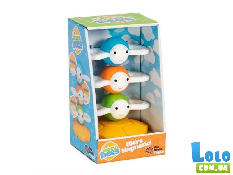 Магнитная пирамидка Веселые пчелки, Fat Brain Toys