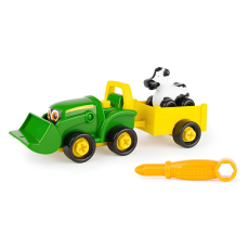 Конструктор Трактор с ковшом и прицепом, John Deere Kids (47209)
