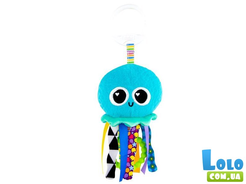 Мягкая игрушка-подвеска Медузка с прорезывателем, Lamaze