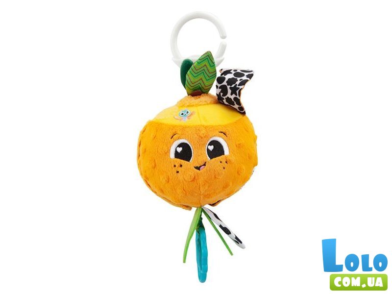 Мягкая игрушка-подвеска Апельсинка с прорезывателем, Lamaze