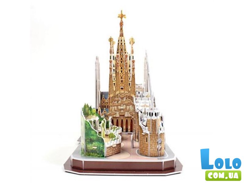 3D пазл City Line Барселона, CubicFun, 186 эл.