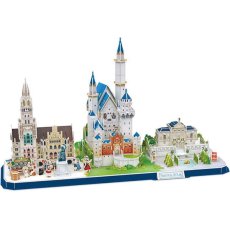 3D пазл City Line Бавария, CubicFun, 178 эл.