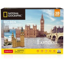 3D пазл National Geographic Биг-Бен, CubicFun, 94 эл.