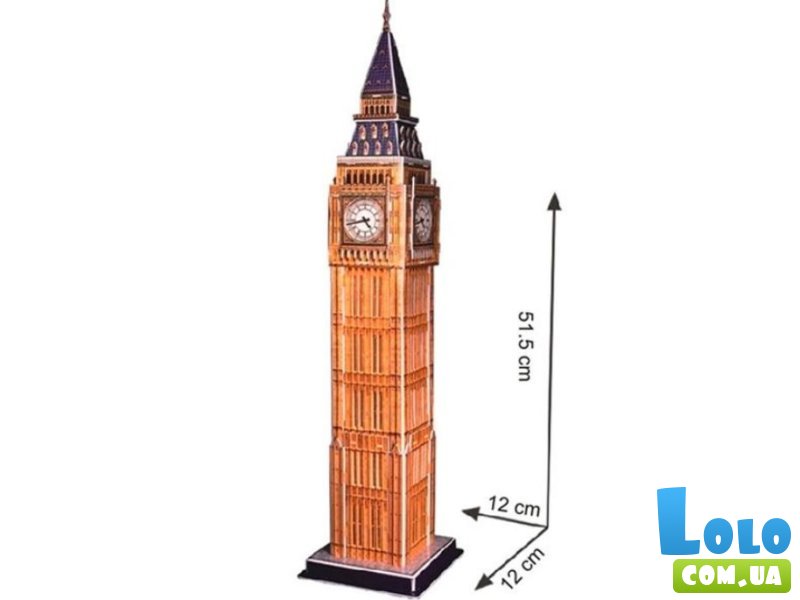 3D пазл Биг-Бен, CubicFun, 44 эл.