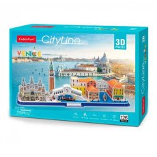 3D пазл City Line Венеция, CubicFun, 126 эл.