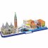 3D пазл City Line Венеция, CubicFun, 126 эл.