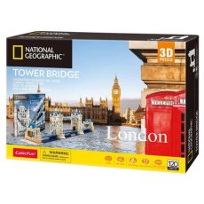 3D пазл National Geographic Тауэрский мост, CubicFun, 120 эл.