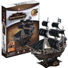 3D пазл Корабль Месть Королевы Анны, CubicFun, 155 эл.