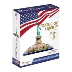 3D пазл Статуя Свободы, CubicFun, 40 эл.