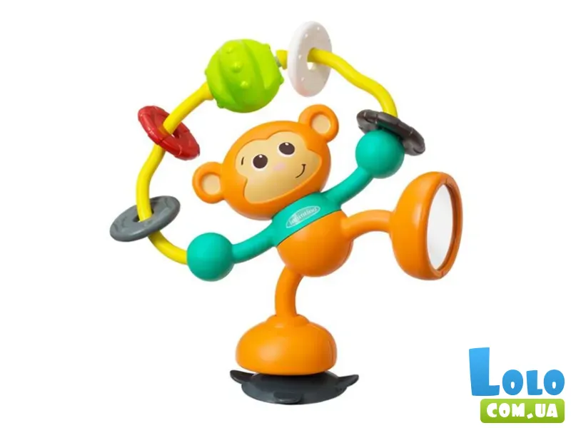 Погремушка на присоске Дружок-обезьянка, Infantino