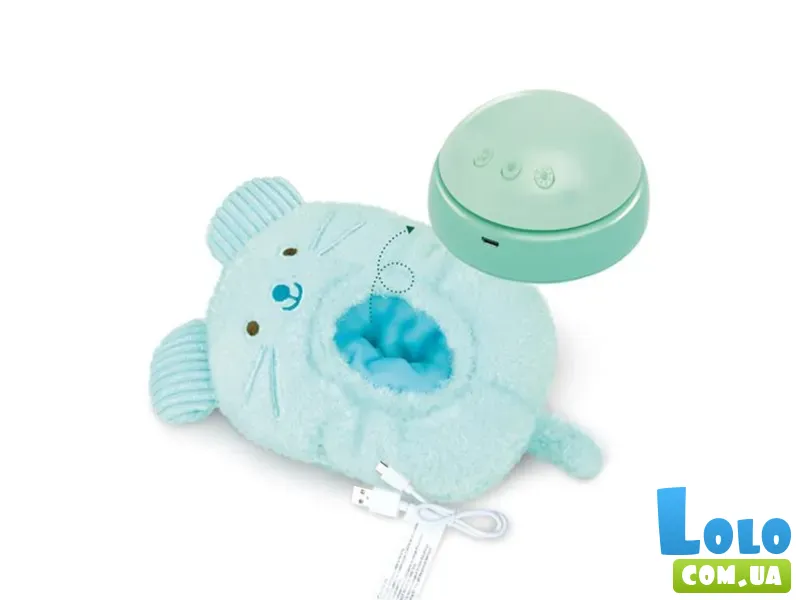Музыкальная игрушка-ночник Мышонок, Hape (голубой)