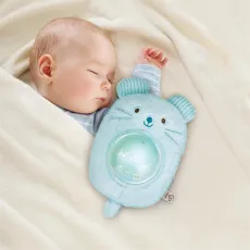 Музыкальная игрушка-ночник Мышонок, Hape (голубой)