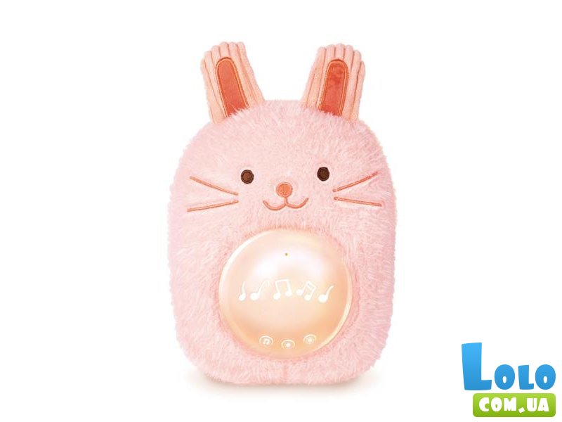 Музыкальная игрушка-ночник Зайка, Hape (розовый)