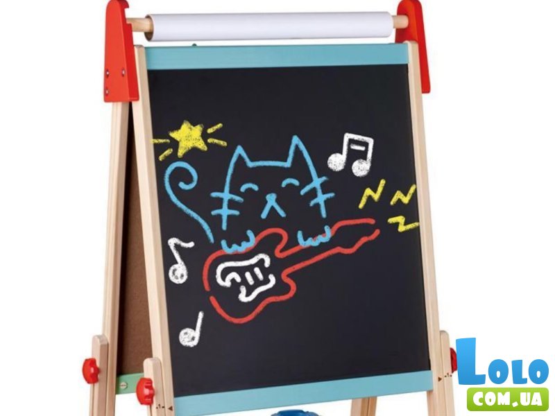 Набор для рисования Трафареты с мелом, Hape