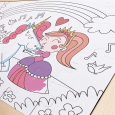 Пазл с раскраской Единороги, Hape, 24 эл.