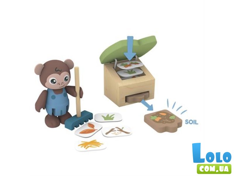 Деревянный игровой набор Органическая теплица, Hape
