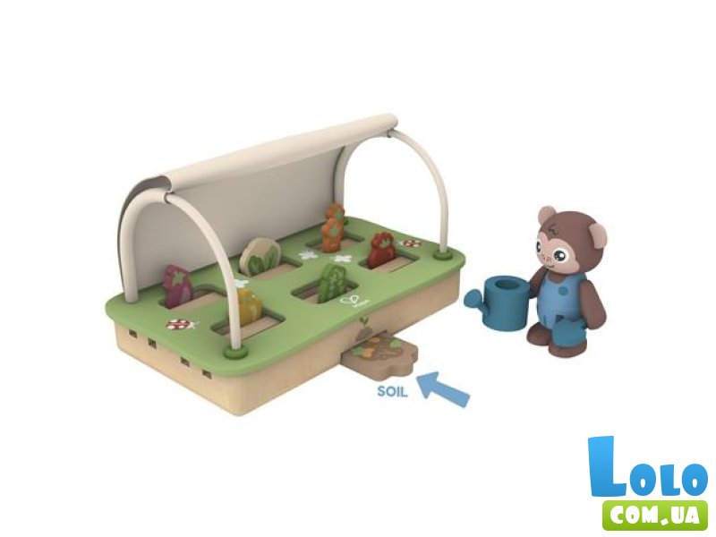 Деревянный игровой набор Органическая теплица, Hape