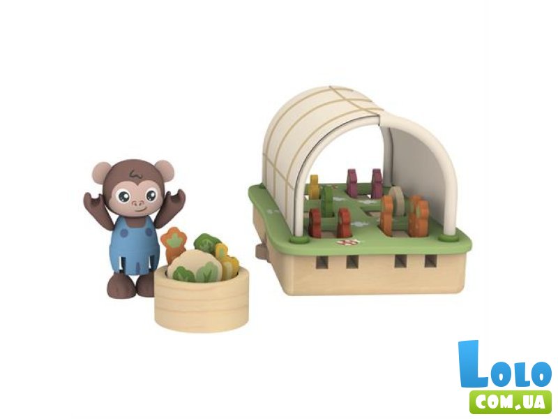 Деревянный игровой набор Органическая теплица, Hape