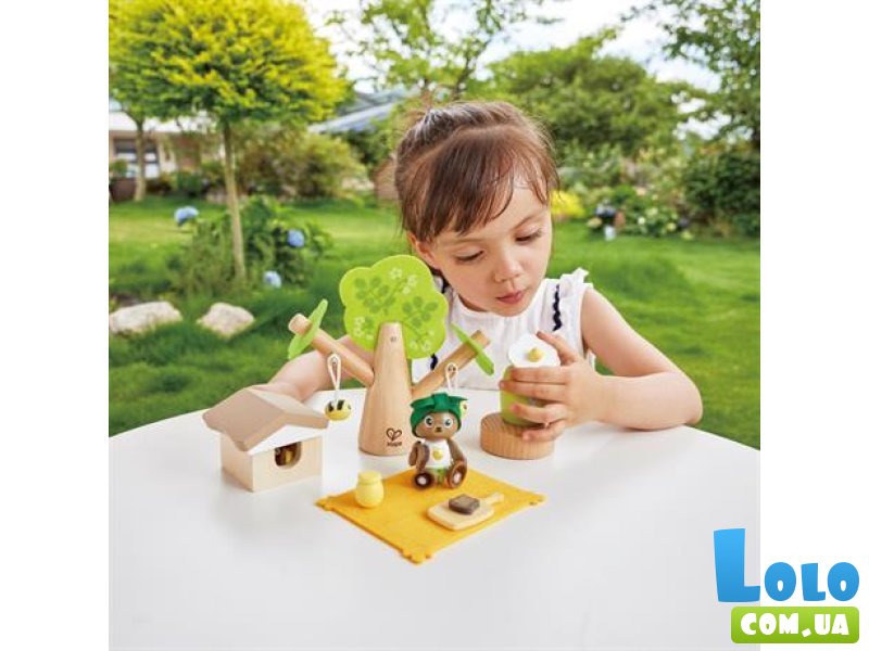 Деревянный игровой набор Мишка и пчелы, Hape