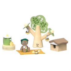 Деревянный игровой набор Мишка и пчелы, Hape