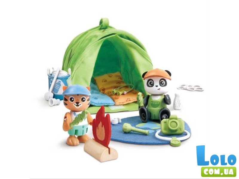 Игровой набор с фигурками Экокемпинг, Hape
