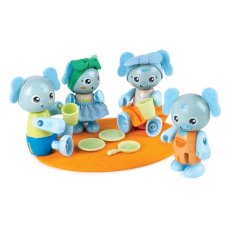 Деревянный набор фигурок Семья слоников, Hape