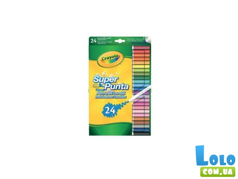 Набор фломастеров Markers, Crayola (24 шт.)