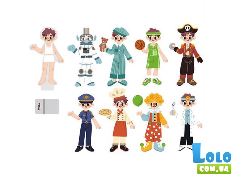 Магнитная игра Одень мальчика, Viga Toys