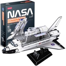 3D пазл NASA Космический шаттл Дискавери, CubicFun, 126 эл.
