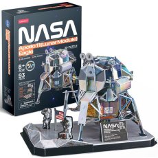 3D пазл NASA Лунный модуль Орел миссии Аполлон-11, CubicFun, 93 эл.