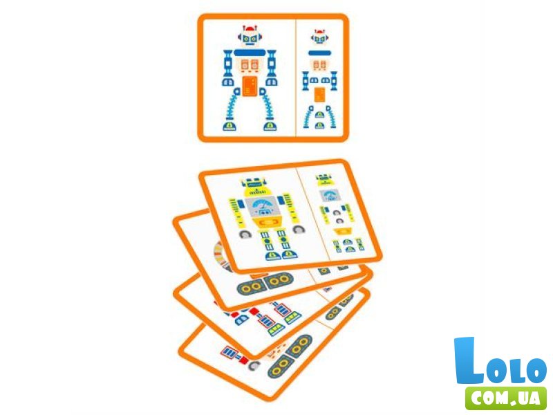 Набор для творчества Деревянная аппликация Робот, Viga Toys