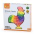 Деревянный пазл Петушок по буквам, Viga Toys, 26 эл.