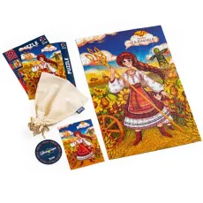 Пазлы Украиночка с трезубом, De.tail, 500 эл.