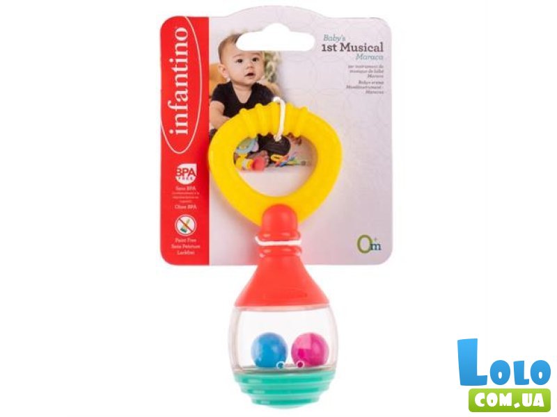 Погремушка-прорезыватель Маракас, Infantino