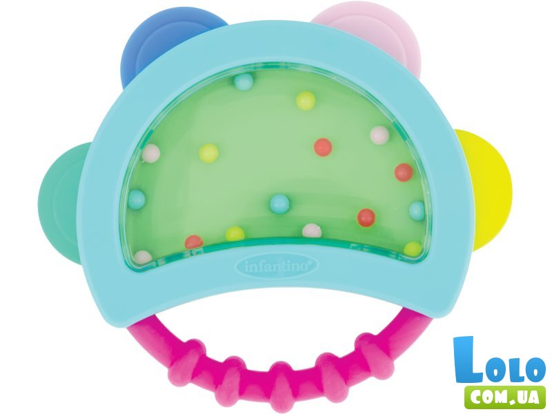 Погремушка Тамбурин с прорезывателем, Infantino