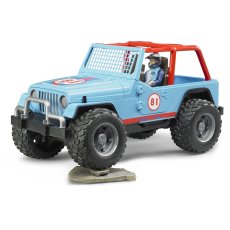 Машина Jeep Cross country с фигуркой гонщика, Bruder