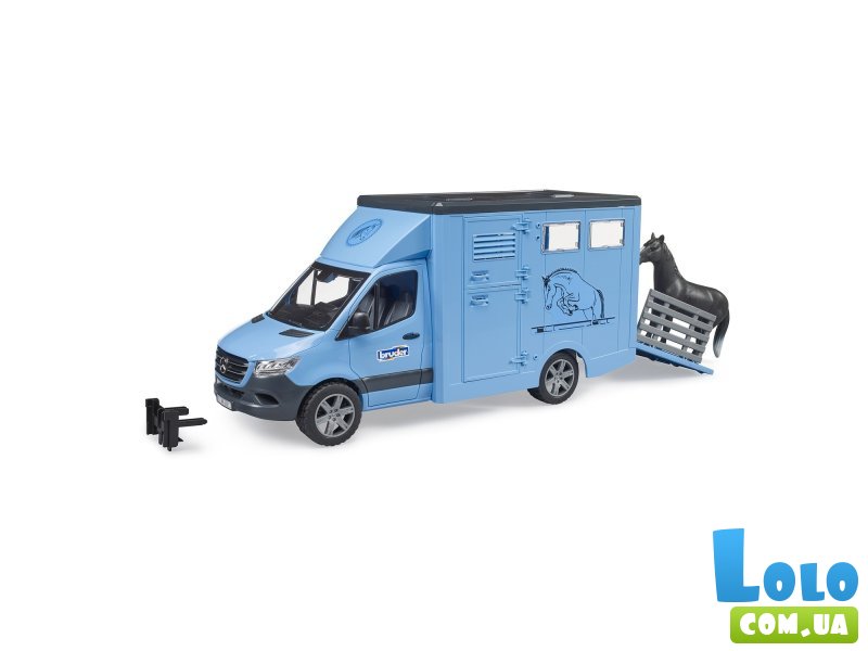 Машина MB Sprinter для перевозки животных с лошадью, Bruder