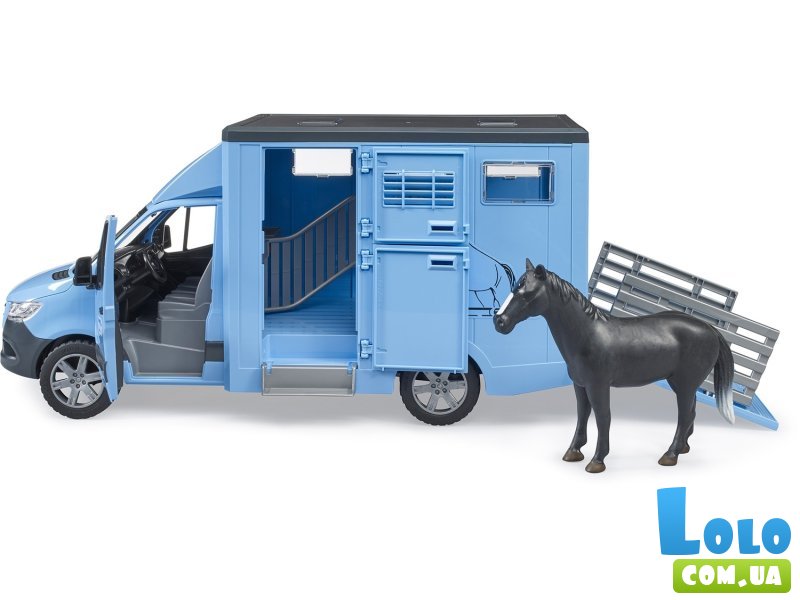 Машина MB Sprinter для перевозки животных с лошадью, Bruder