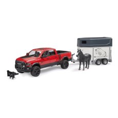 Машина RAM 2500 с прицепом-трейлером и лошадью, Bruder