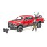 Внедорожник Dodge RAM 2500 с мотоциклистом, Bruder