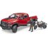 Внедорожник Dodge RAM 2500 с мотоциклистом, Bruder