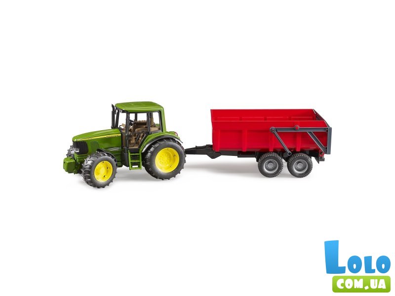 Трактор John Deere 6920 с прицепом, Bruder