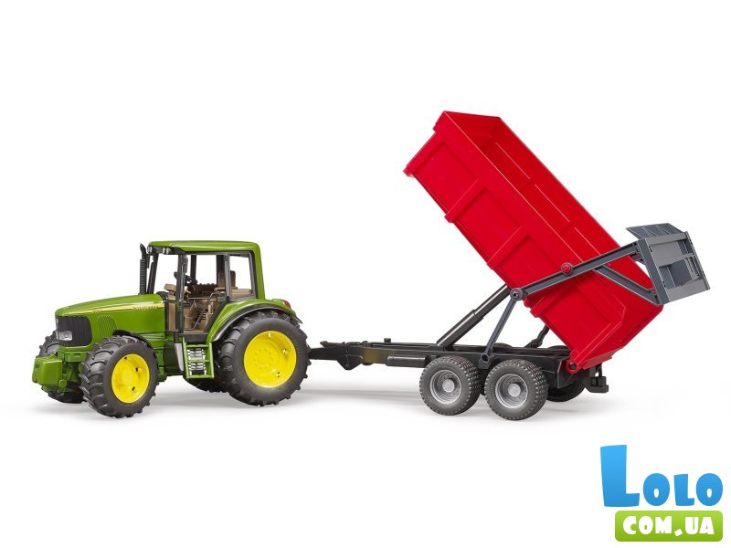 Трактор John Deere 6920 с прицепом, Bruder